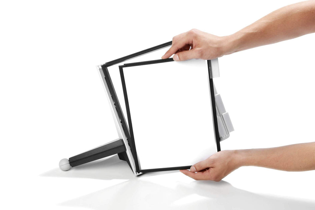 DURABLE Display panel system 563222 Black A4 Holds up to 150 panels Plastic 26 x 10 x 38.5 cm