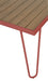 Novogratz Outdoor Dining Red 88192RNOEUK 1,524 (W) x 889 (D) x 711.2 (H) mm