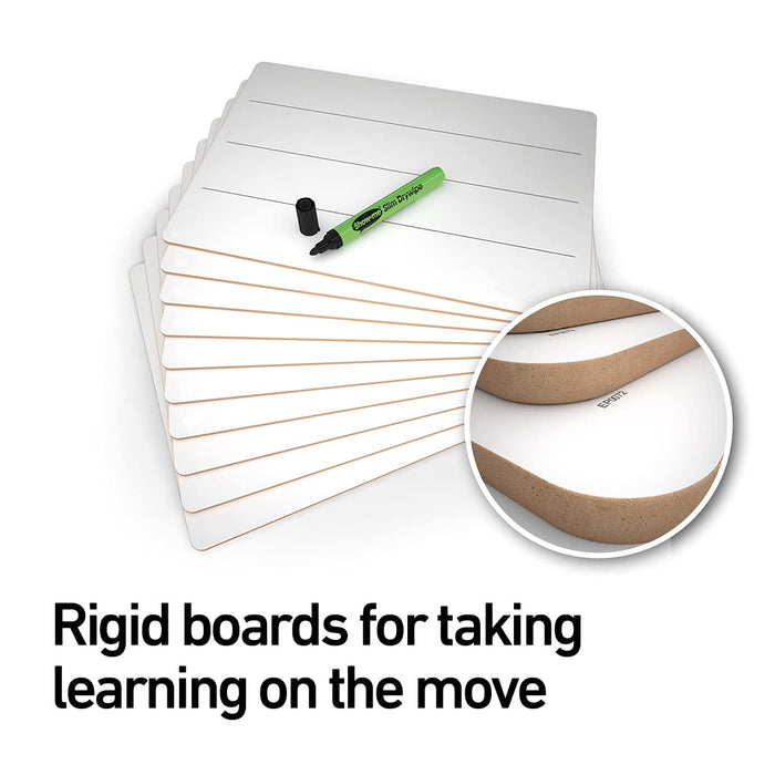 Show Me Rigid Lined Lapboards Pack 30