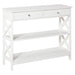 HOMCOM Console Table White 305 x 800 mm