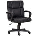 Vinsetto Executive Office Chair Leather with Adjustable Height Black