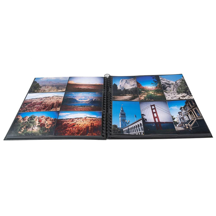 Exacompta Milano Photo Album Spiral Hardback Paper 33 x 35 x 3.3 cm Black