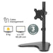 Fellowes Freestanding Single Monitor Arm Height Adjustable 280 x 726 x 465mm 32" Black