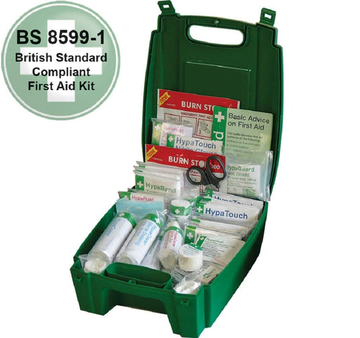 Evolution Series British Standard Compliant Workplace First Aid Kit in Green Evolution Case Small - K3031SM