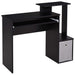 HOMCOM Computer Desk Black 400 x 866 mm