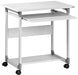 Durable SYSTEM PC Workstation Trolley 75 Fixed Height Grey - 379610