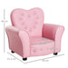 HOMCOM Kids Sofa Pink