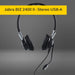 Jabra BIZ 2400 II USB Duo CC MS - Headset - on-ear - convertible - wired - USB - Certified for Skype for Business