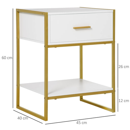 HOMCOM Nightstand 831-535 45 x 40 x 60 mm