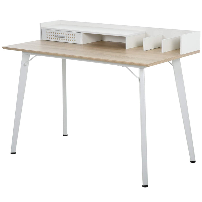 HOMCOM Writing Desk White 600 x 880 mm