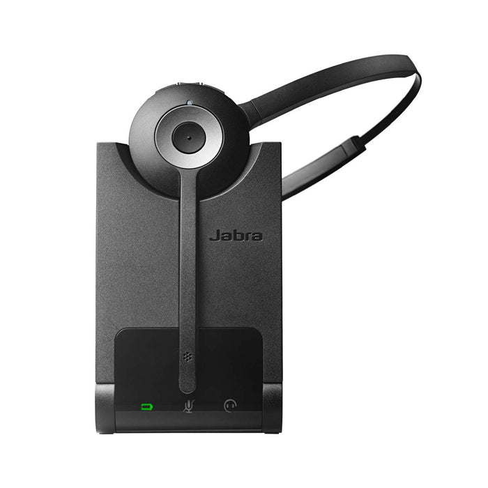 Jabra PRO 935 Wireless Mono Headset Over the Head With Noise Cancellation With Microphone Black