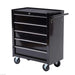 Homcom Storage Cabinet with 2 Keys Black