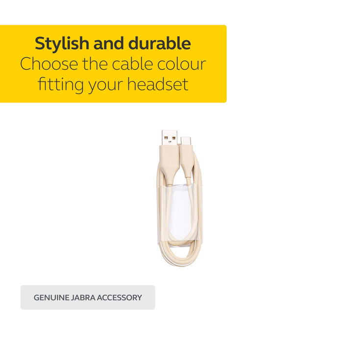 Jabra - USB cable - USB (M) to 24 pin USB-C (M) - 1.2 m - beige