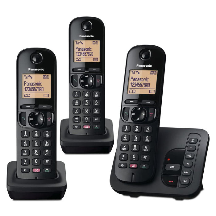 Panasonic Home Telephone KX-TGC263EB Black