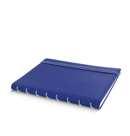 Filofax Notebook 115009 A5 Ruled Twin Wire Faux-leather Soft Cover Blue 56 Pages