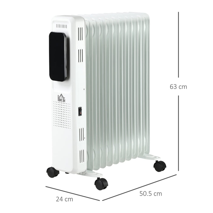 HOMCOM Radiator 24 x 50.5 x 63 cm