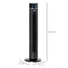 HOMCOM Tower Fan Non Height Adjustable 60 W ABS (Acrylonitrile Butadiene Styrene) Black 32 x 32 x 106.8 cm