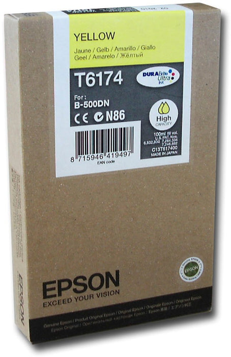 Epson T6174 Original Ink Cartridge C13T617400 Yellow