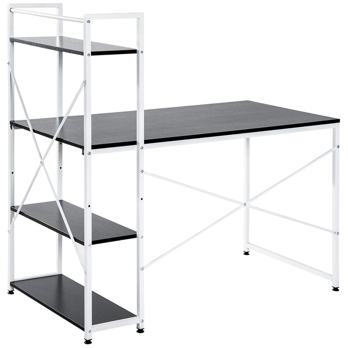 HOMCOM Desk Black 640 x 1,210 mm