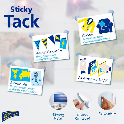 SELLOTAPE Sticky Tack 1629146 113 mm (W)