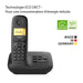 Gigaset Duo Cordless Analog/DECT telephone A270A Black 2 x Handset