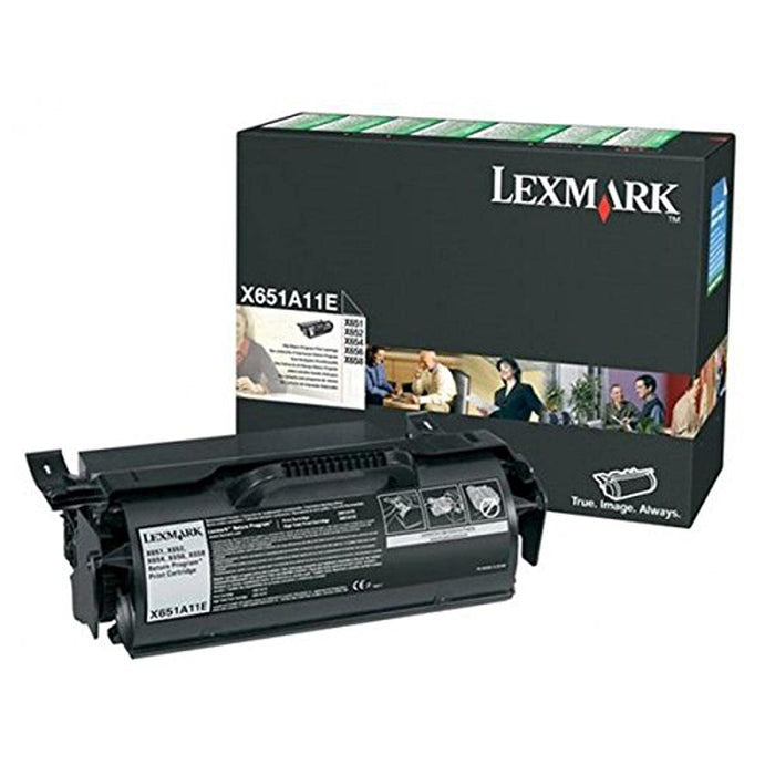 Lexmark X651A11E Original Toner Cartridge Black