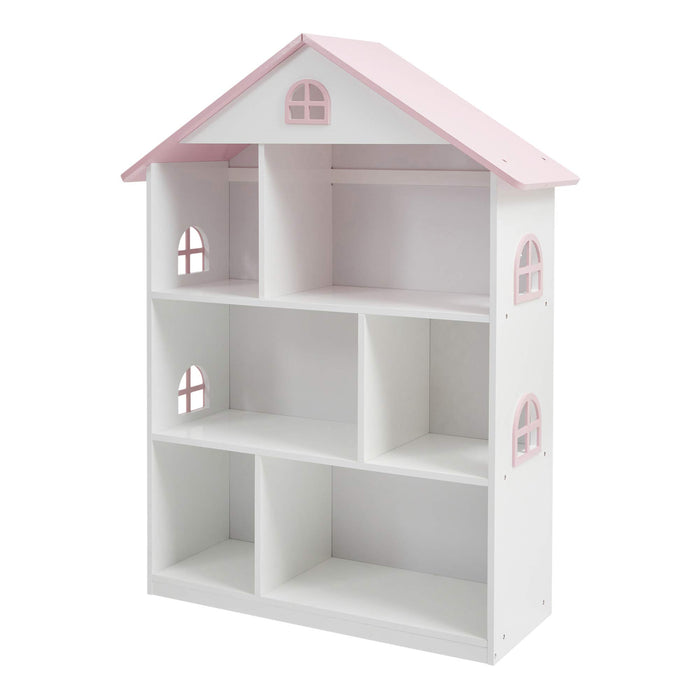 Liberty House Toys Bookcase LHT10101 Medium-density fibreboard 3+ 830 (W) x 300 (D) x 1,065 (H) mm White