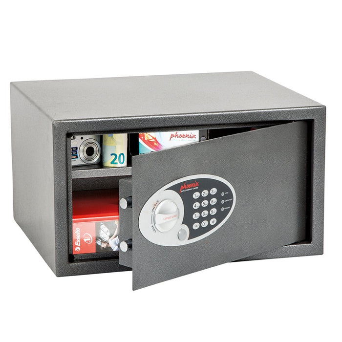 Phoenix Security Safe with Electronic Lock Vela Home & Office SS0803E 450 x 365 x 250mm Metallic Graphite