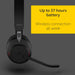 Jabra Evolve2 65 MS Mono - Headset - on-ear - convertible - Bluetooth - wireless - USB-C - noise isolating - black - Certified for Microsoft Teams