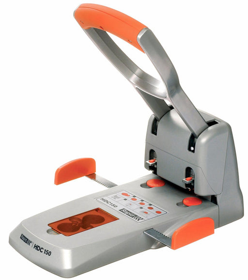 Rapid Supreme Metal Hole Punch 23000600 Silver, Orange