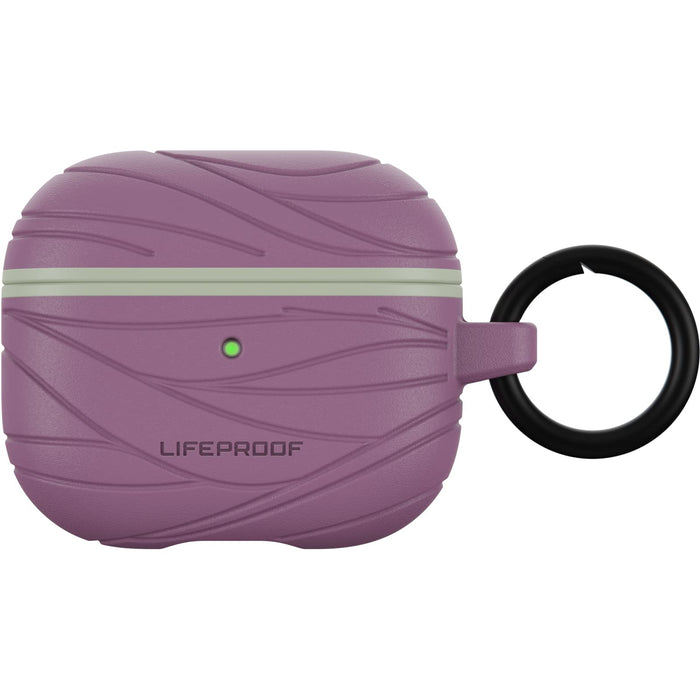 LifeProof Eco-Friendly - Case for wireless earphones - 75% ocean-based recycled plastic - sea urchin (lavender/green) - for Apple AirPods (3rd generation)