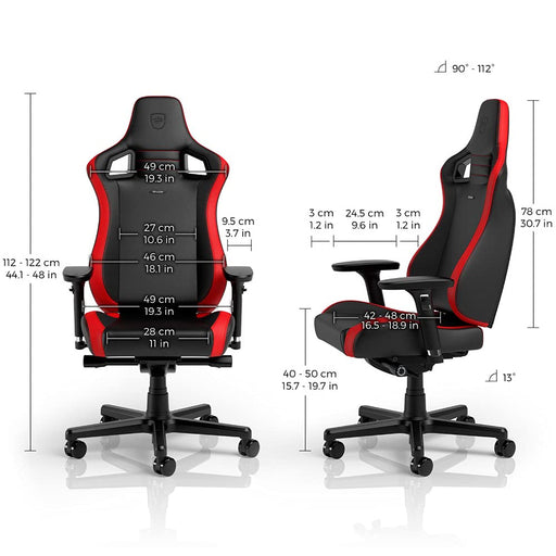 Noblechairs Epic Gmg Chr Cbn/Blk/Red