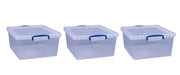 Really Useful Box Plastic Nestable Storage Boxes 17.5 Litre 383 x 460 x 195 mm Pack of 3