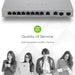 Zyxel XGS1010-12 - Switch - 8 x 10/100/1000 + 2 x 100/1000/2.5G + 2 x 1 Gigabit / 10 Gigabit SFP+ (uplink) - desktop, wall-mountable