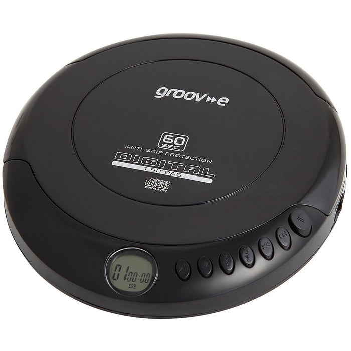 Groove-e Personal CD Player GVPS110/BK Black