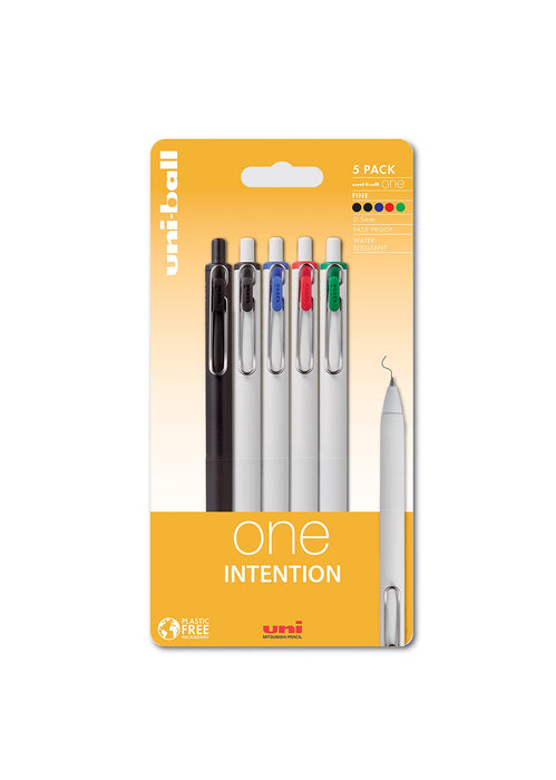 Uni-ball Ballpoint Pen 238212722 Assorted 0.35 mm Pack of 5