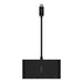 Belkin USB-C 4K HDMI VGA USB A Gigabit Multimedia Adapter Black