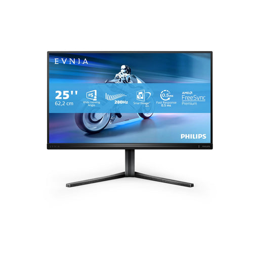 Philips Evnia 25M2N5200P - Evnia 5000 Series - LED monitor - gaming - 24.5" - 1920 x 1080 Full HD (1080p) @ 240 Hz - IPS - 400 cd/m² - 1000:1 - HDR10 - 0.5 ms - 2xHDMI, DisplayPort - dark slate