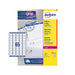 Avery UltraGrip Mini Address Labels Self Adhesive 38.1 x 21.2 mm White 25 Sheets of 65 Labels