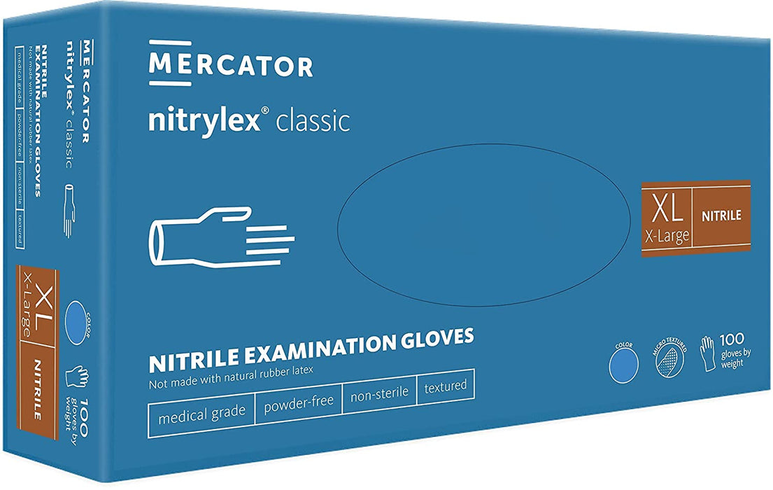 ValueX Nitrile Gloves Blue X Large (Pack 100) NGG100XLBU