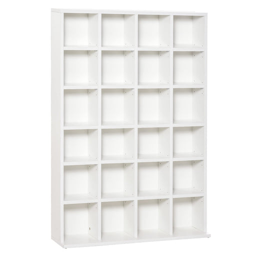 Homcom Shelving Unit for 420 CDS White