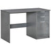 HOMCOM Desk with Shelves Grey 600 x 760 mm