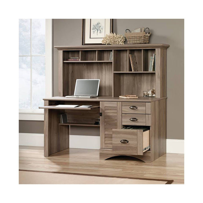 Louvre Hutch Desk Salt Oak - 5415109