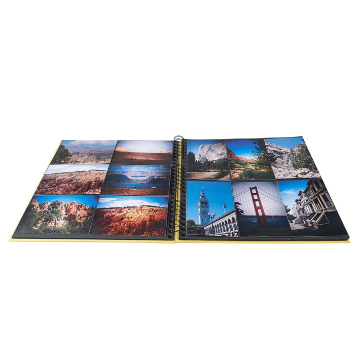 Exacompta Milano Photo Album Spiral Hardback Paper 33 x 35 x 3.3 cm Yellow