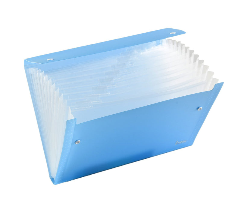 ARPAN A4 Expanding File Folder ST-9602 Blue Plastic 24 x 33 x 2 cm