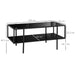 HOMCOM Coffee Table 839-441V00BK 550 (W) x 1,000 (D) x 455 (H) mm