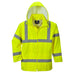 Yellow Hi Vis Rain Jacket Extra Large