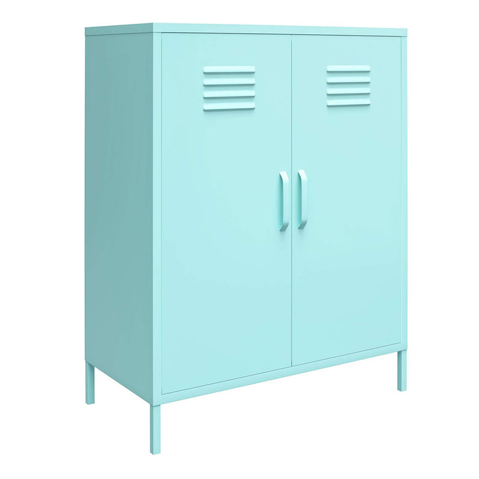 Novogratz Storage Cabinet 3384810COMNUK Blue 800.1 (W) x 400.1 (D) x 1,015 (H) mm