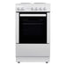 Statesman Twin Cavity FUSION50W Electric Cooker 2 Oven Shelves and 1 Tray Metal White