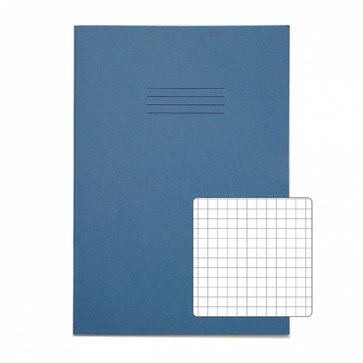 Rhino 13 x 9 A4+ Oversized Exercise Book 40 Page 7mm Squared Light Blue (Pack 100) - VDU024-360-4